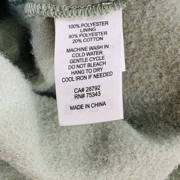 Joie Green Button Up Pocket Shaket Jacket Size Large Women’s - Picture 11 of 12